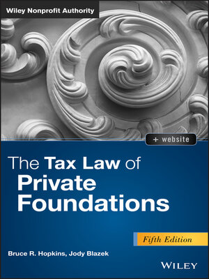 cover image of The Tax Law of Private Foundations